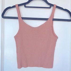 CALE Ribbed Crop Top